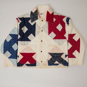 Psychic Outlaw Depression Era Lantern Quilt Patchwork Coat